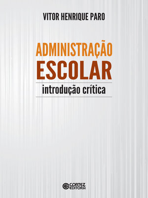 cover image of Administração escolar